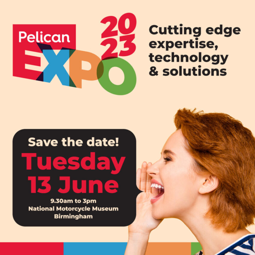 Save the date Pelican Expo 2023 Tuesday 13 June